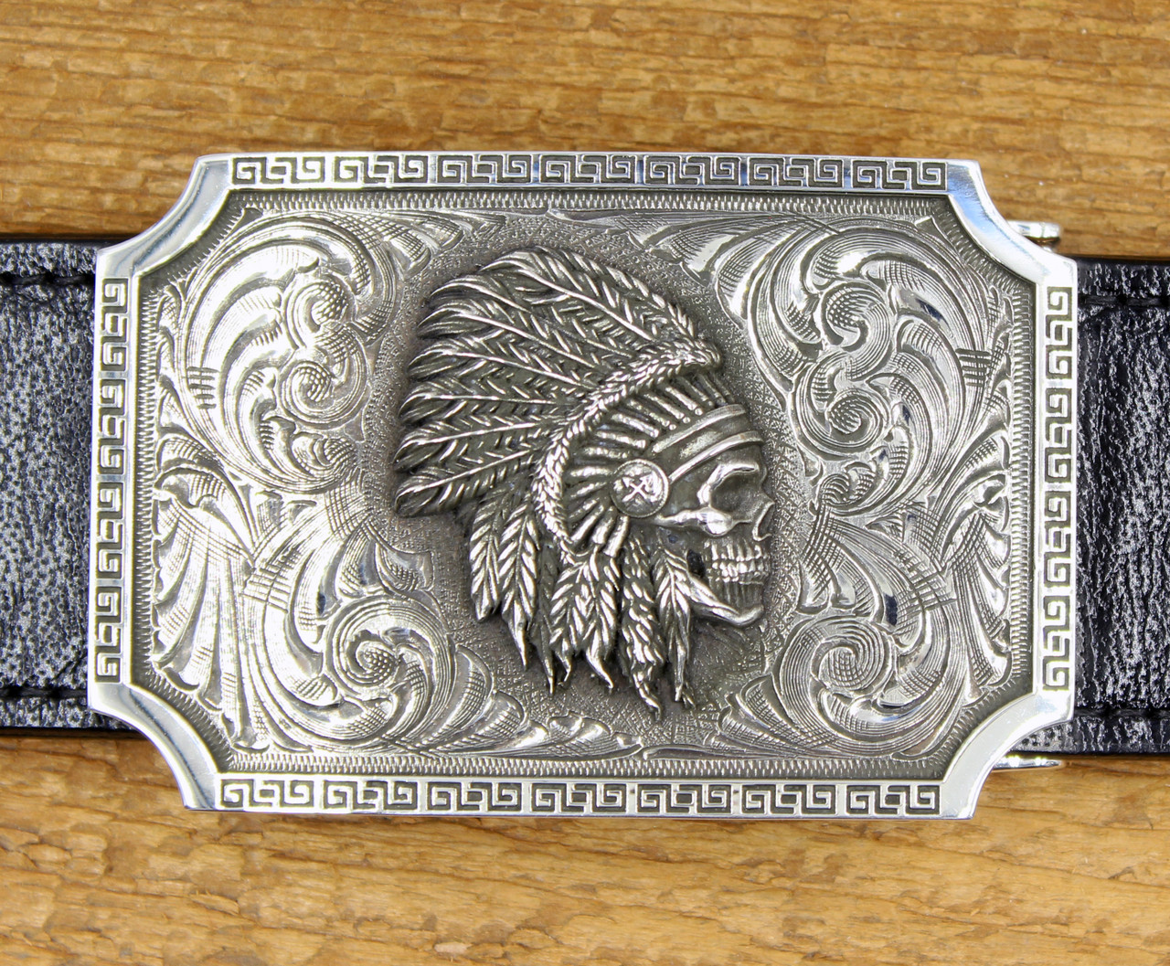 Feathered Indian Belt Buckles: More Than Just a Western Motif插图