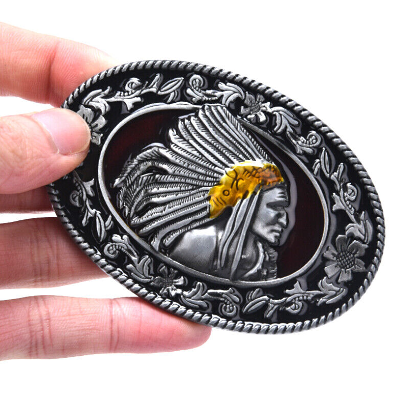 Feathered Indian Belt Buckles: More Than Just a Western Motif插图4